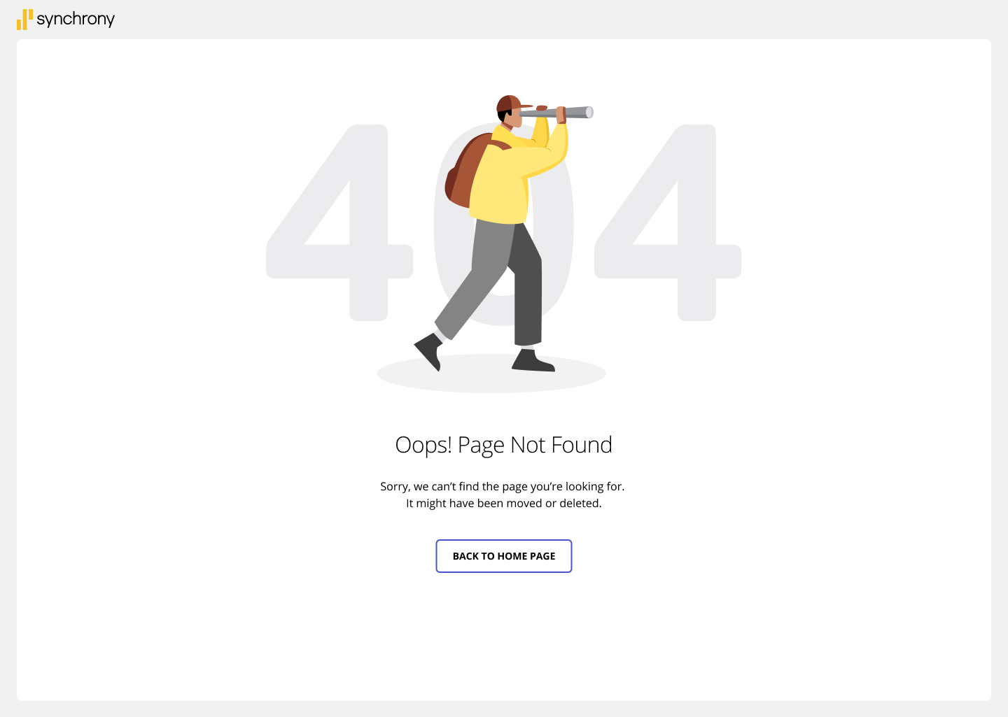 Page not found &mdash; light mode
