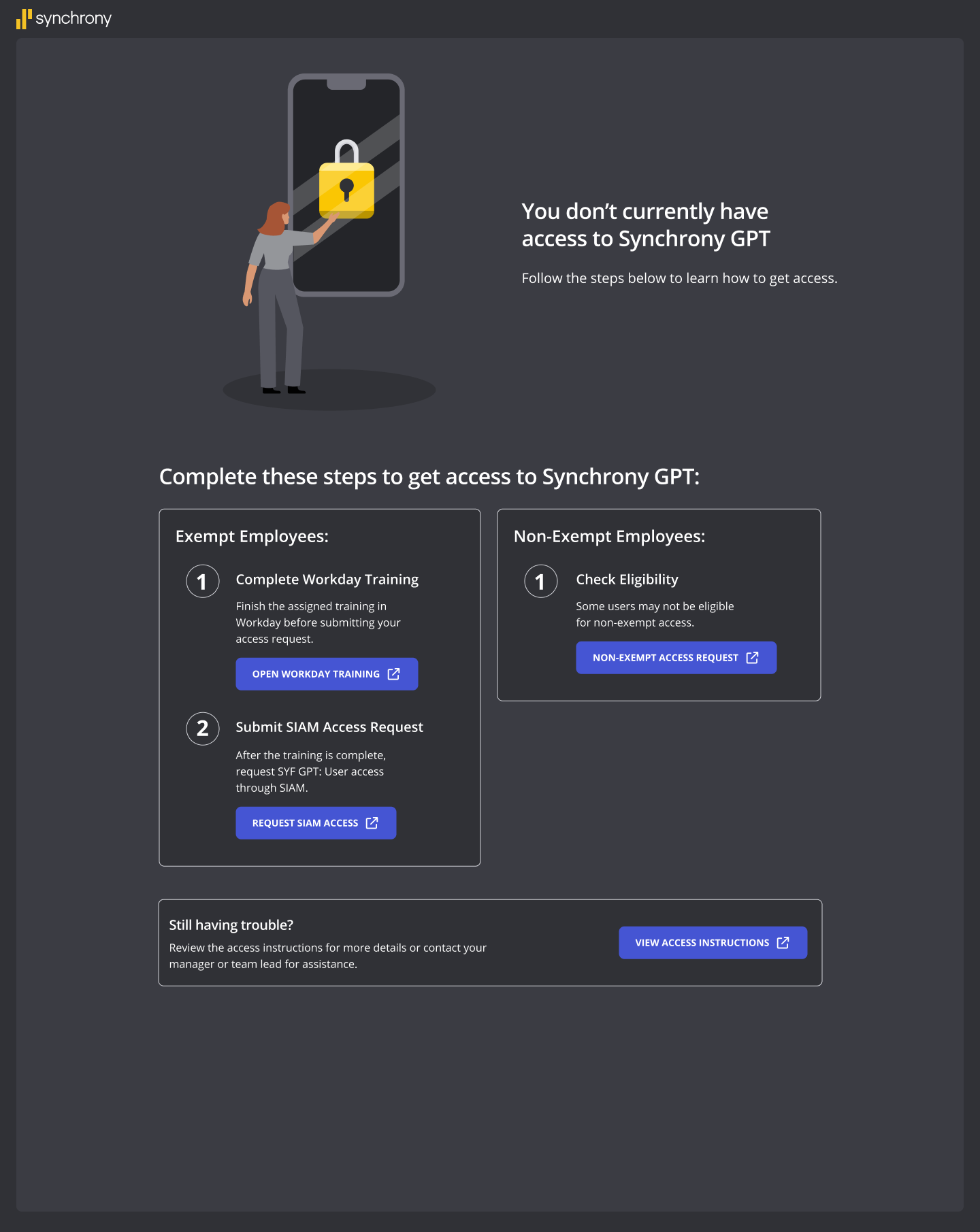 No access concept 2