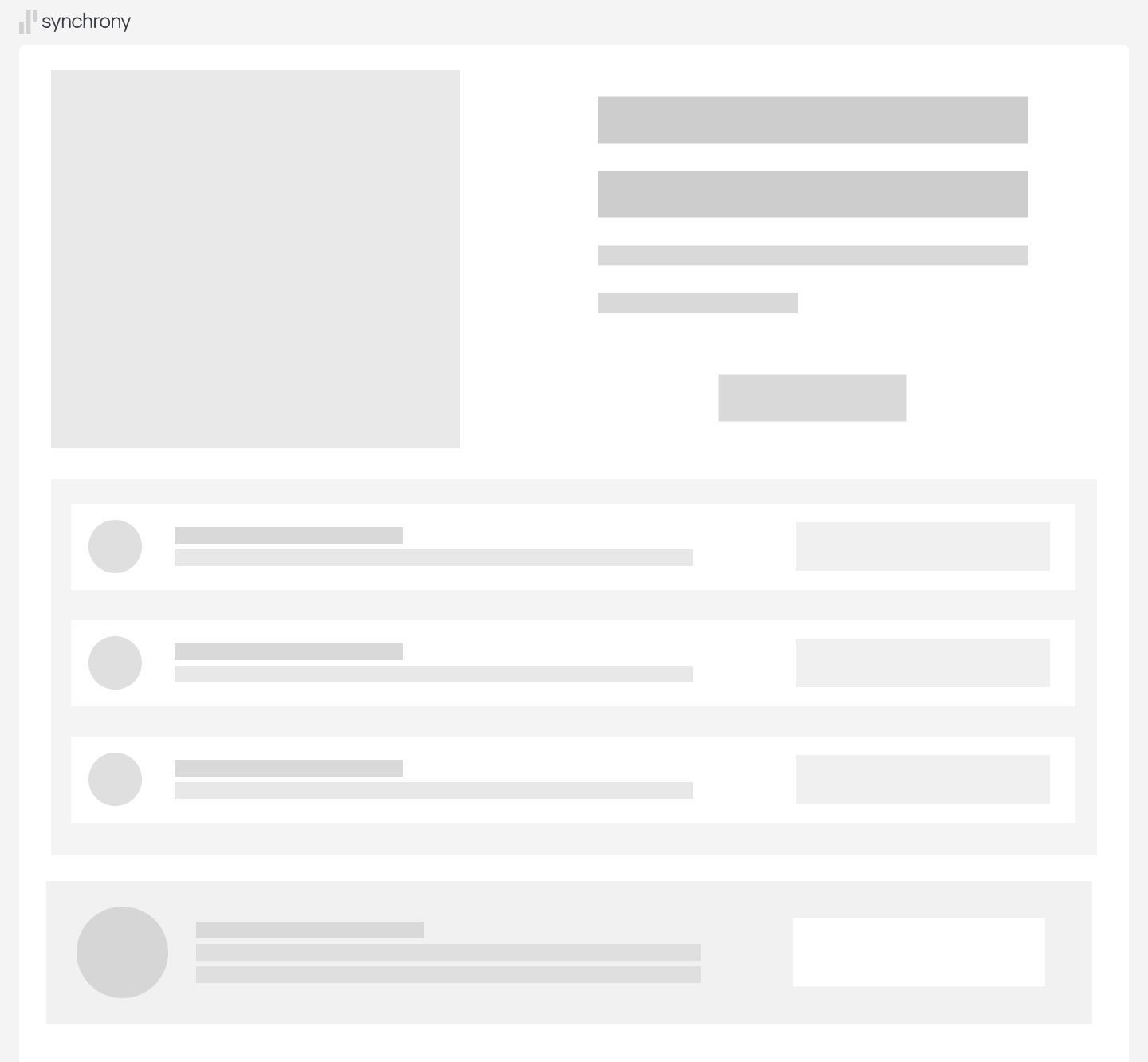Low fidelity wireframe &mdash; light mode