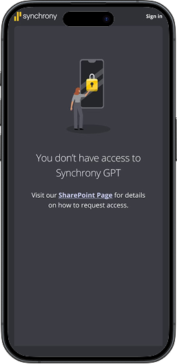 No access on mobile